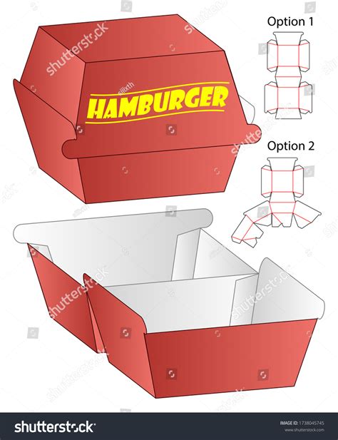 hamburger box metal die cut|Hamburger Die Cut .